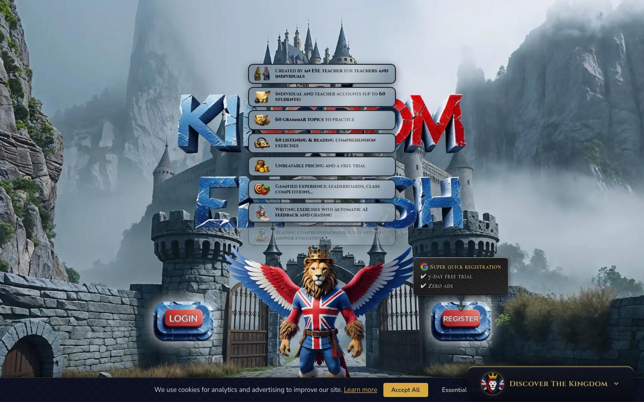 The Kingdom of English Homepage