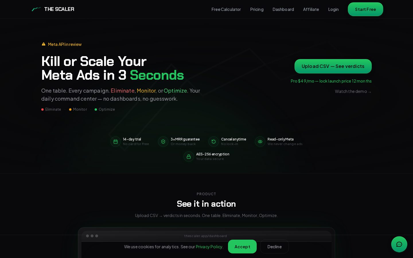 The Scaler Homepage