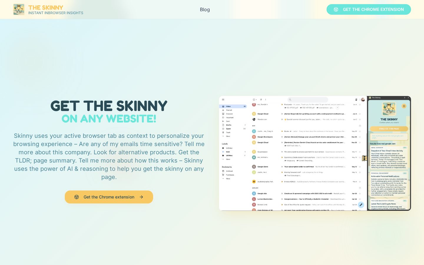 The Skinny Extension Homepage