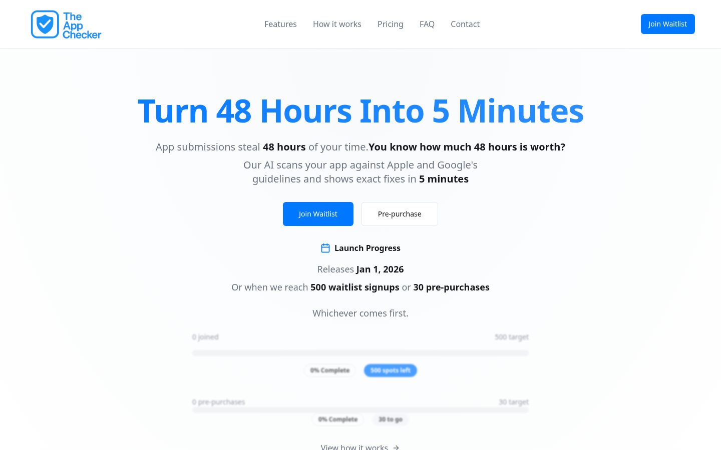 TheAppChecker Homepage