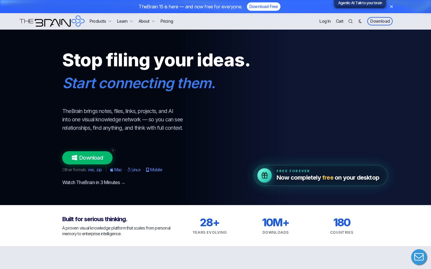 TheBrain Homepage