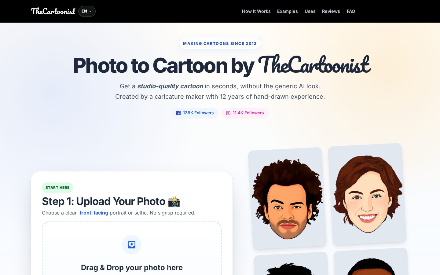 TheCartoonist.Studio Homepage