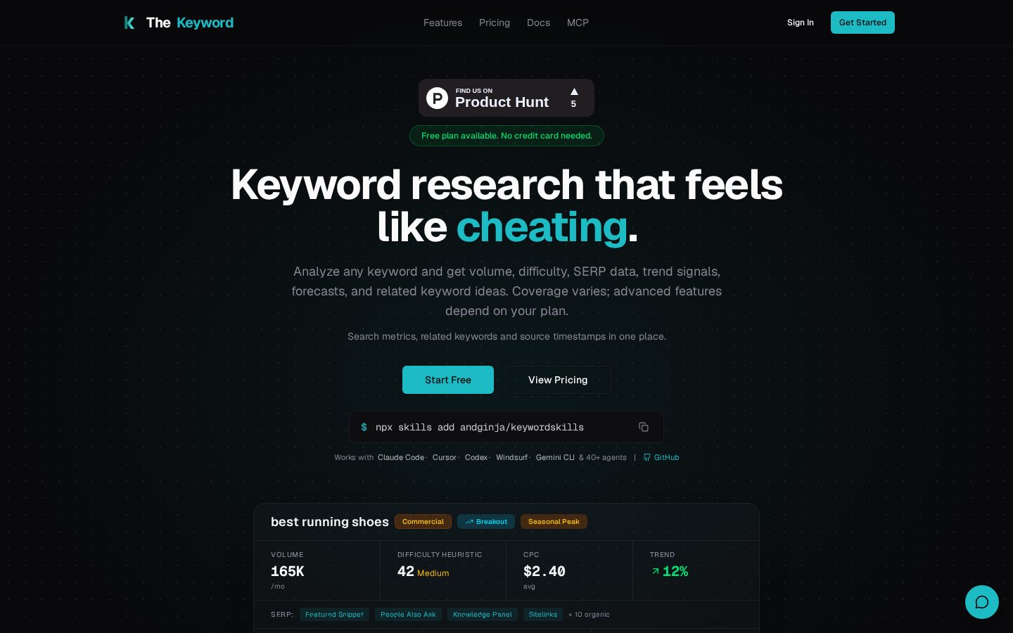 TheKeyword Homepage