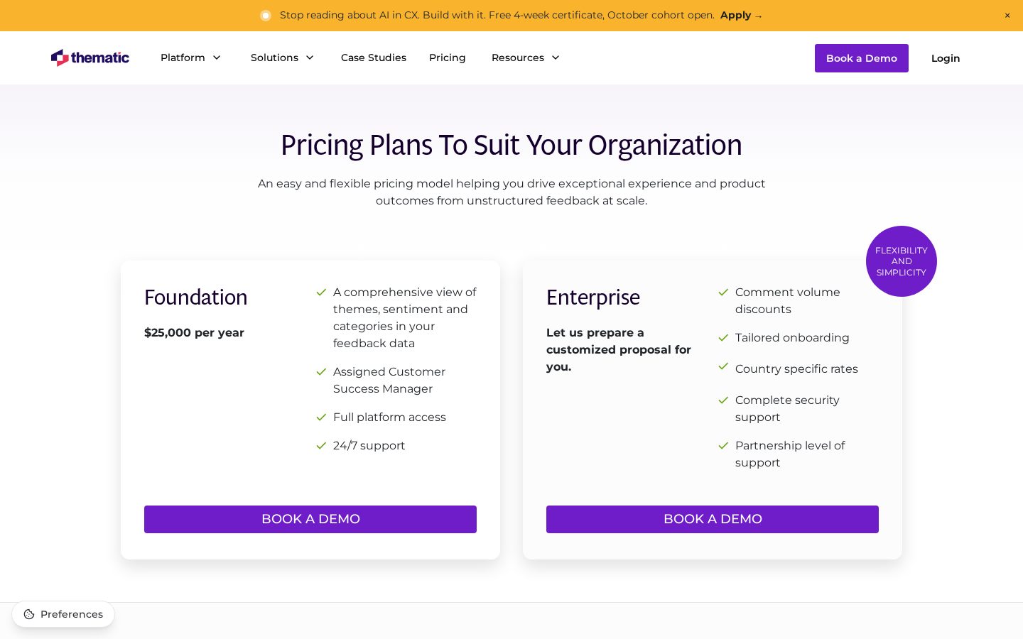 Thematic Pricing