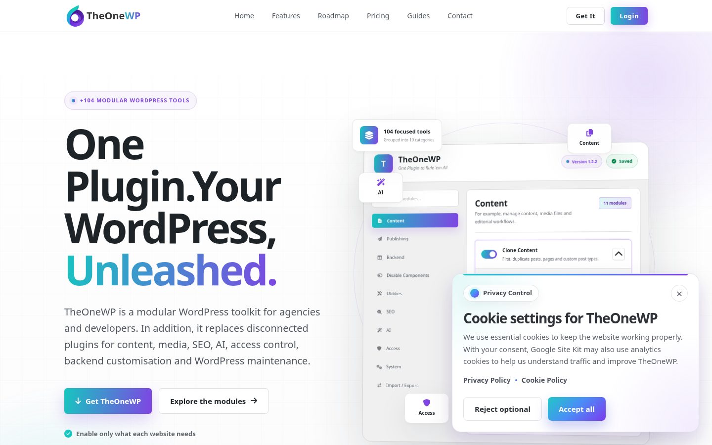 TheOneWP Homepage