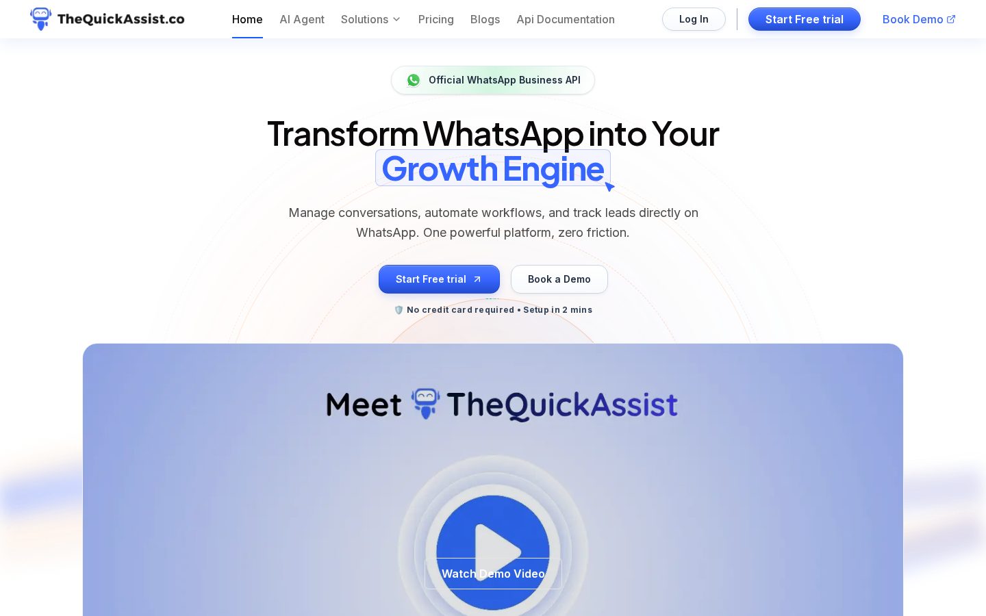 TheQuickAssist Homepage