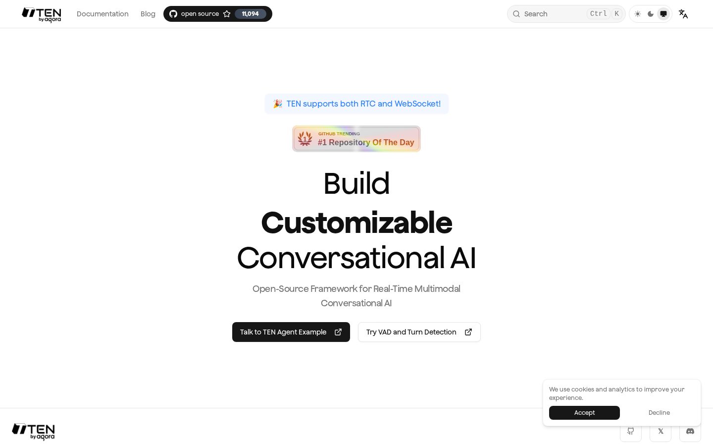 TheTen AI Homepage