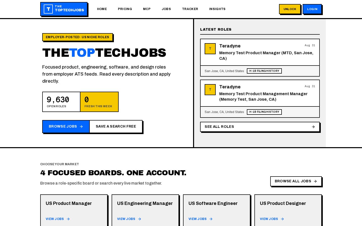 TheTopTechJobs Homepage