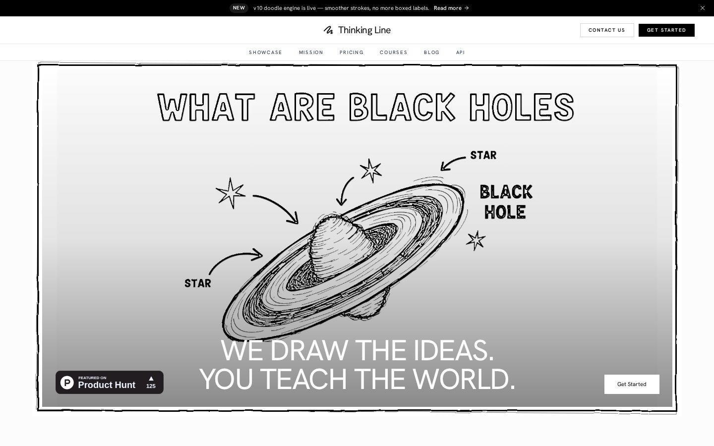 Thinking Line Homepage