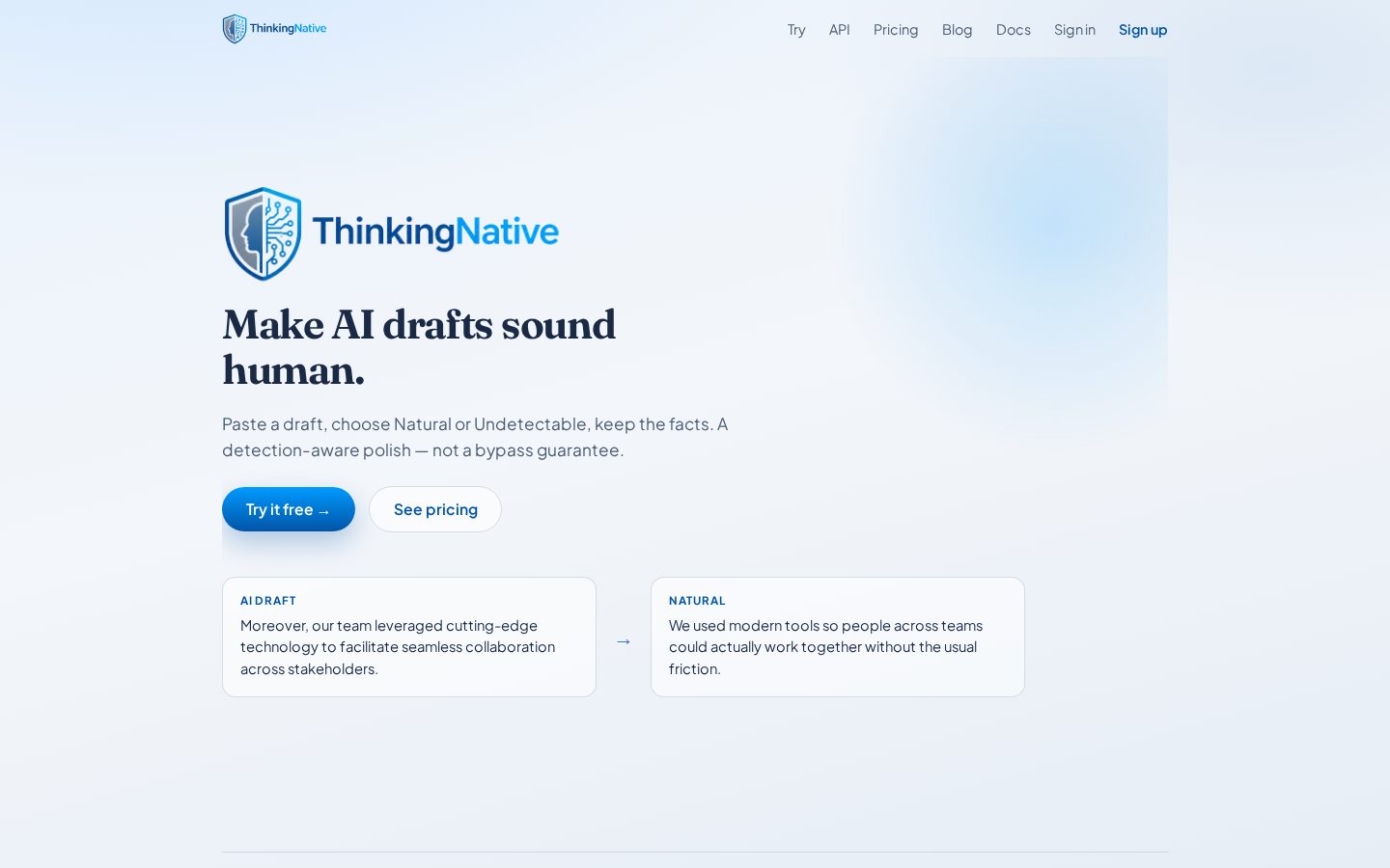 ThinkingNative Homepage