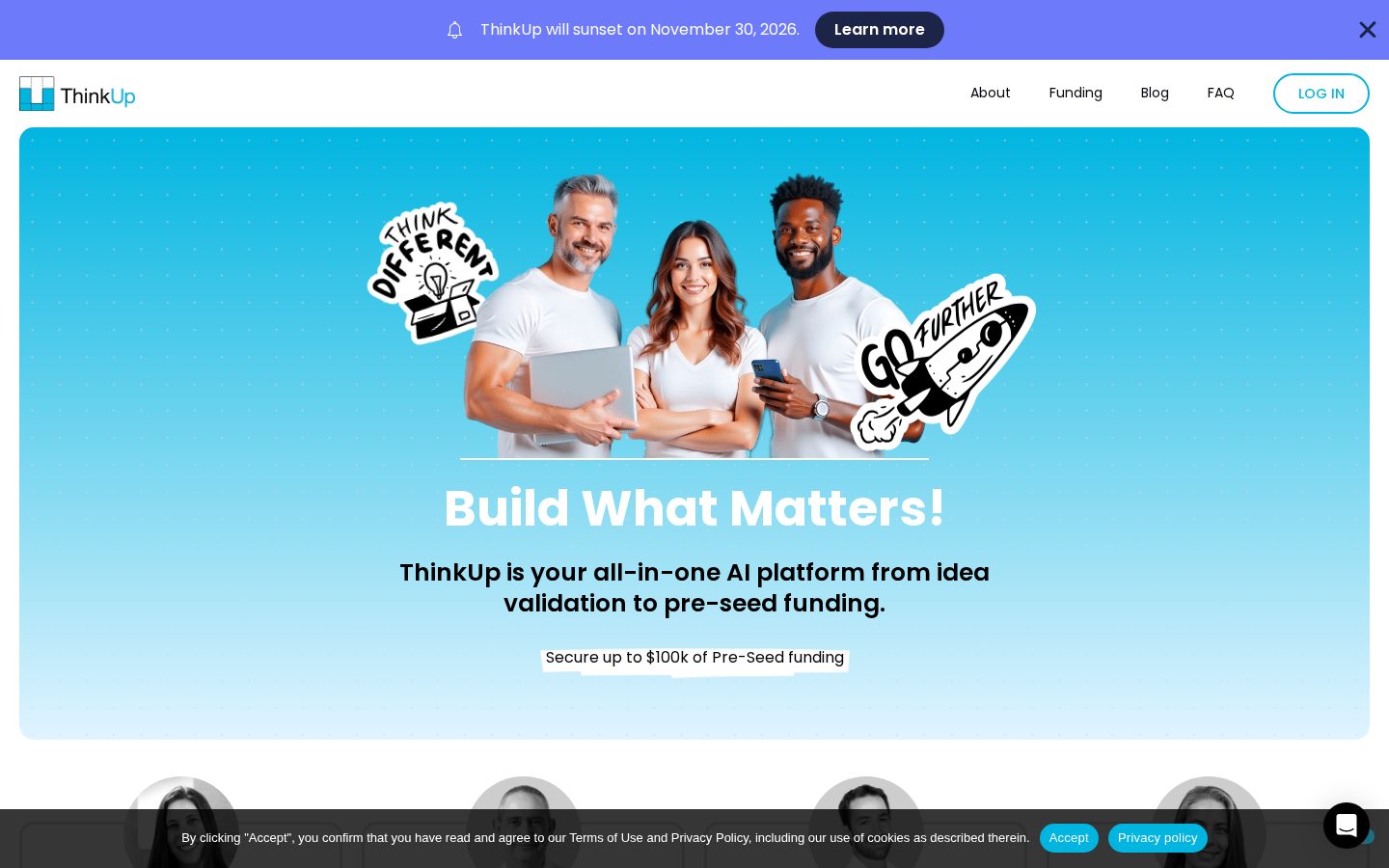 ThinkUp Homepage