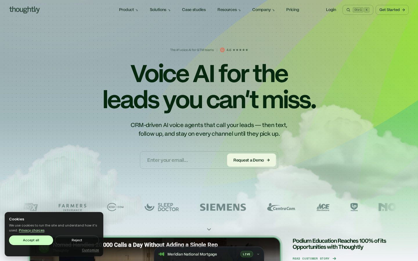Thoughtly Homepage