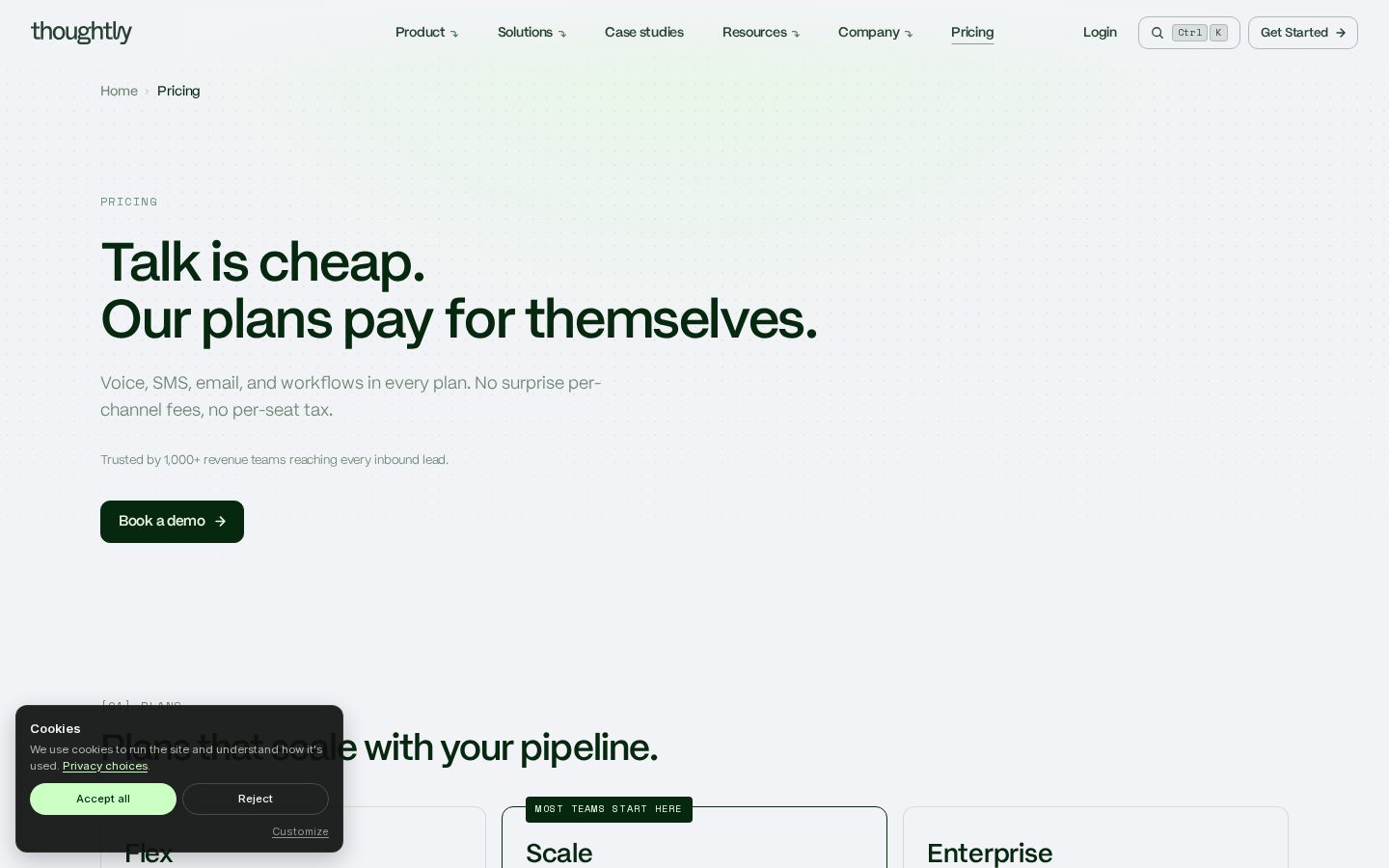 Thoughtly Pricing