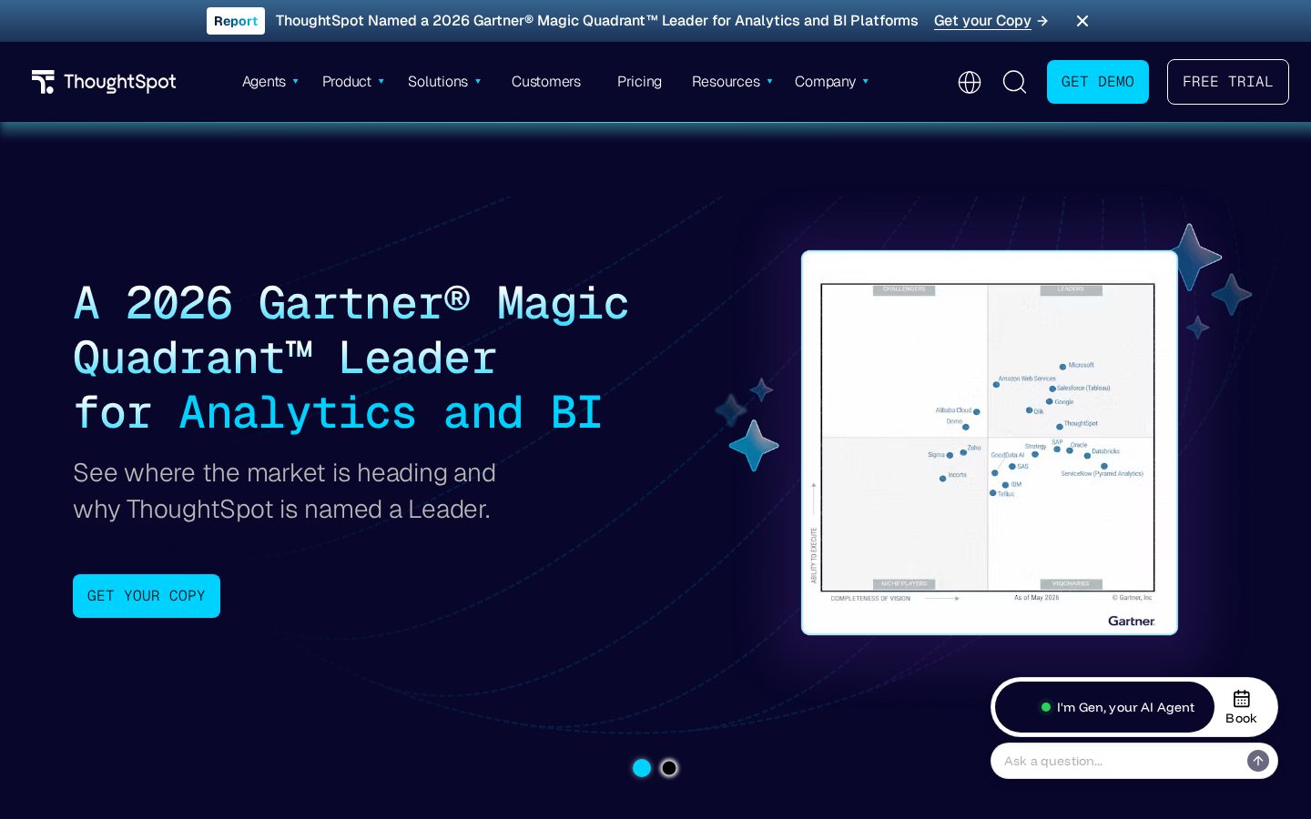 ThoughtSpot Homepage