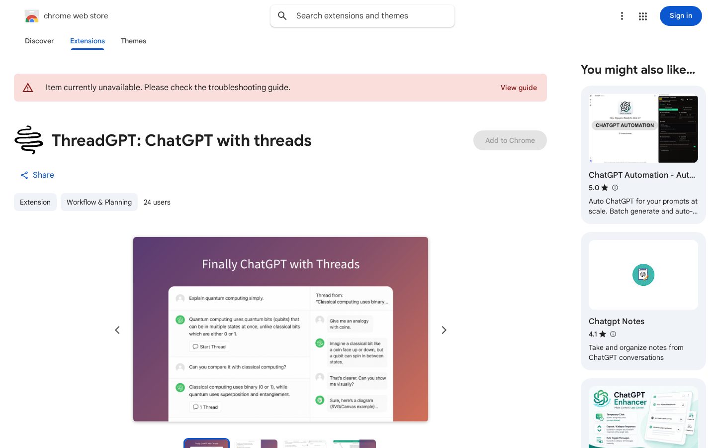 ThreadGPT Homepage