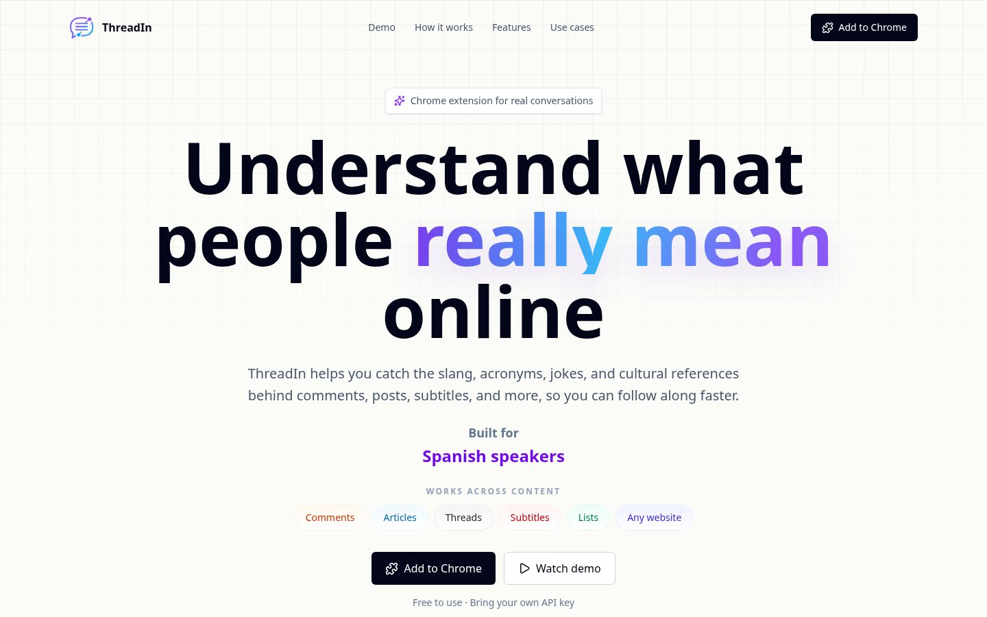 threadin Homepage