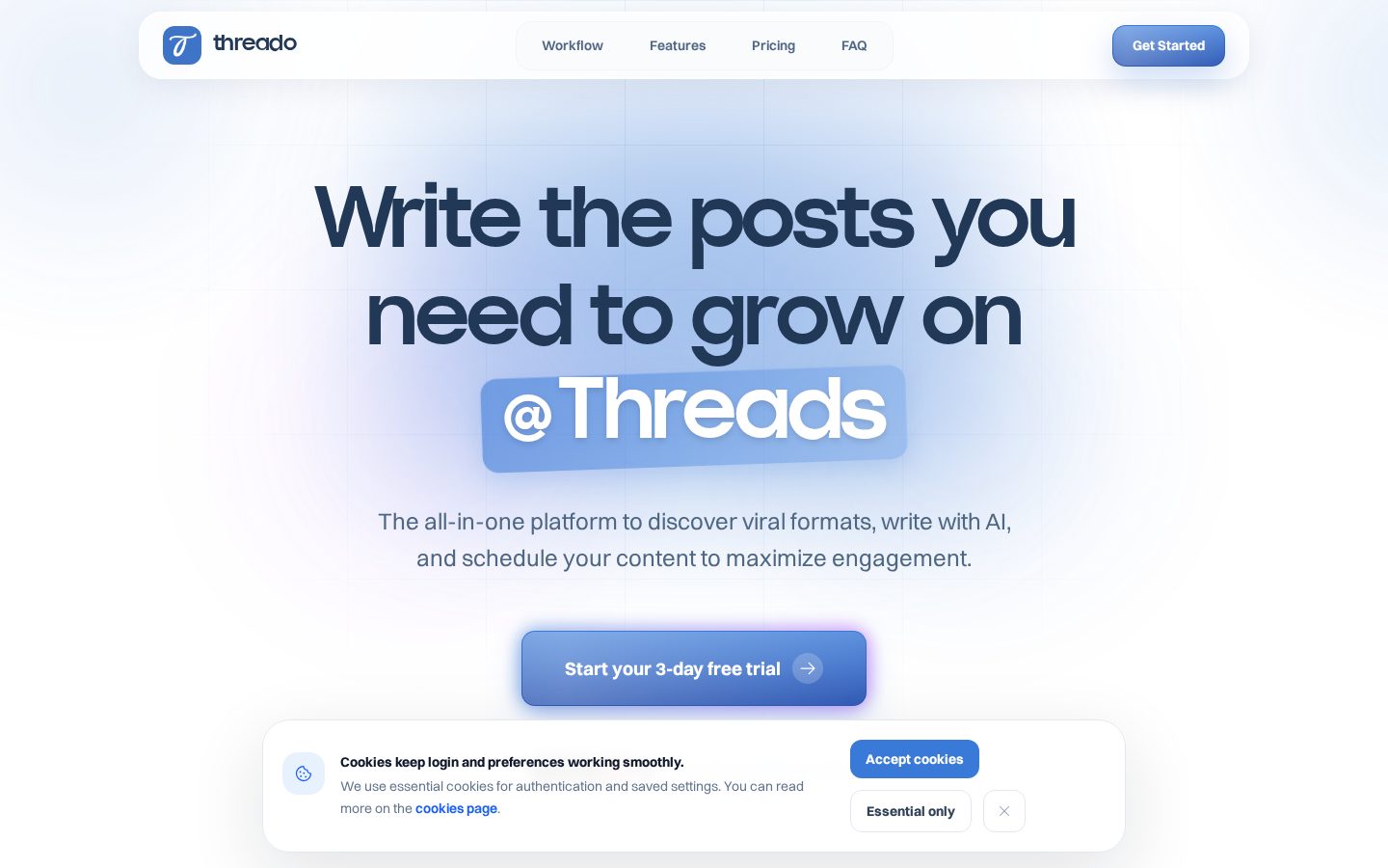 Threado Homepage