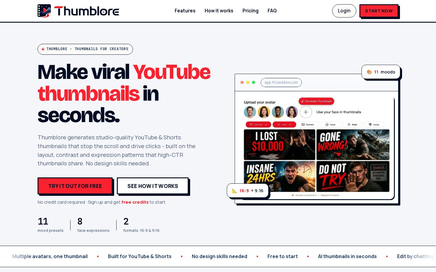 Thumblore Homepage