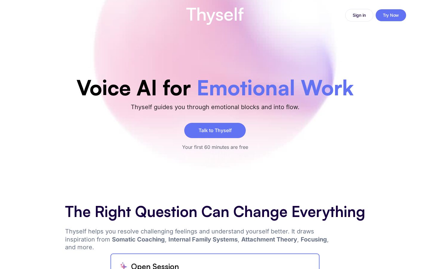 Thyself Homepage