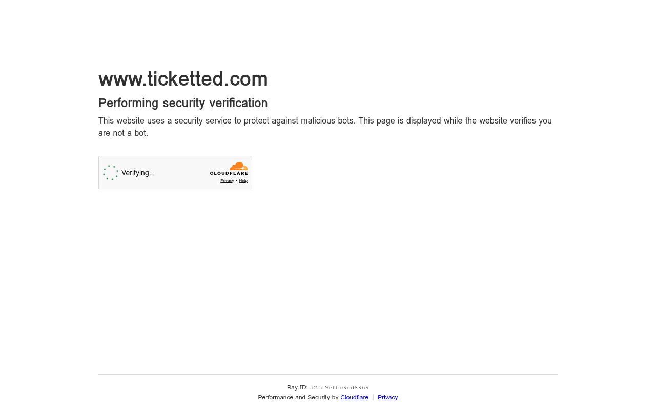 Ticketted Homepage