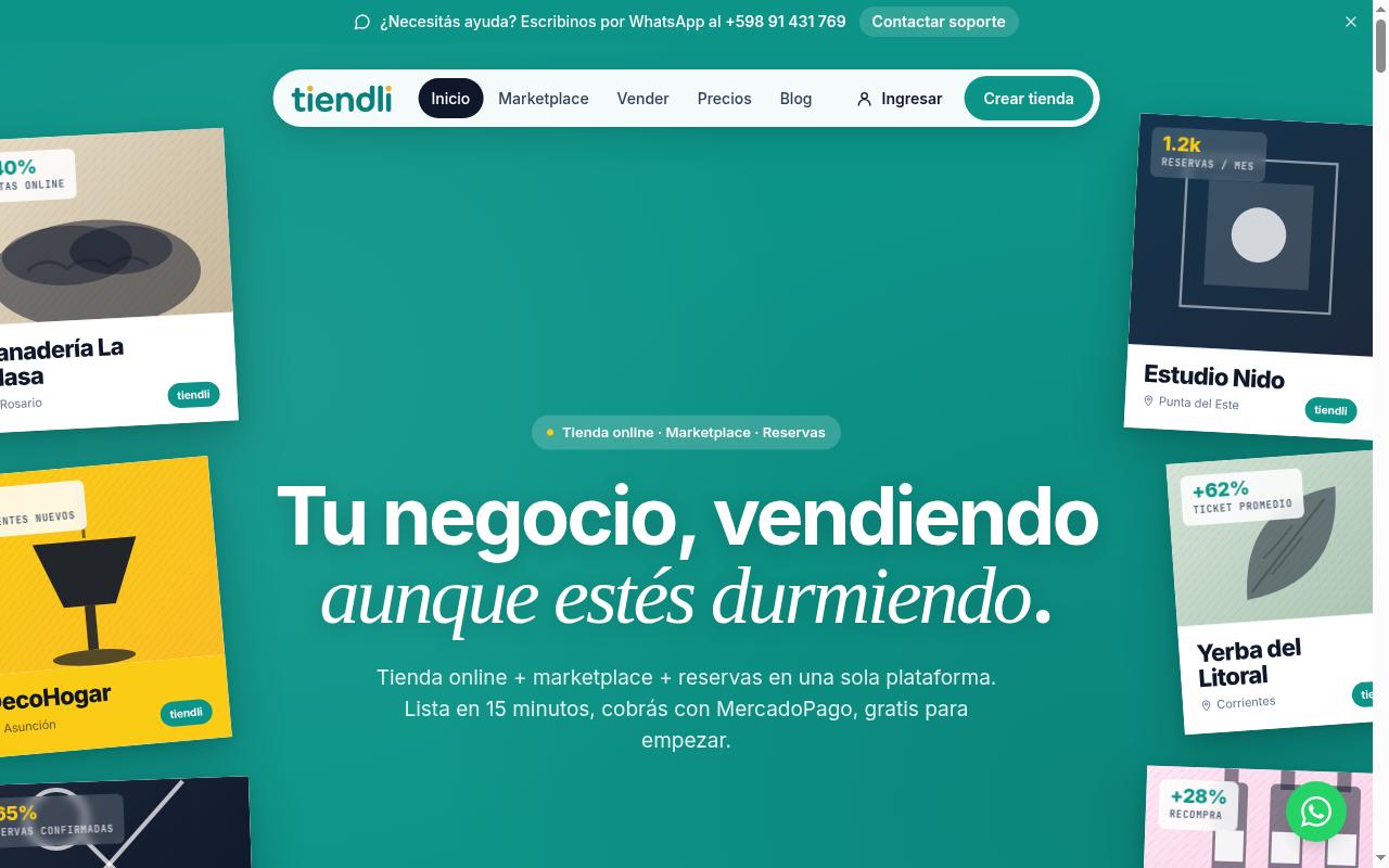 Tiendli Homepage