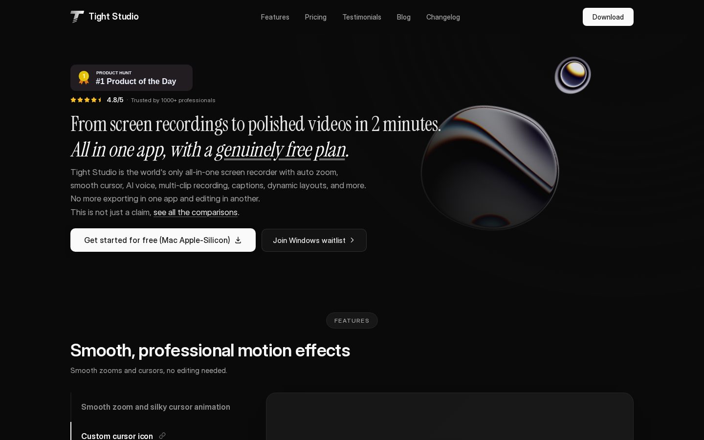 Tight Studio Homepage