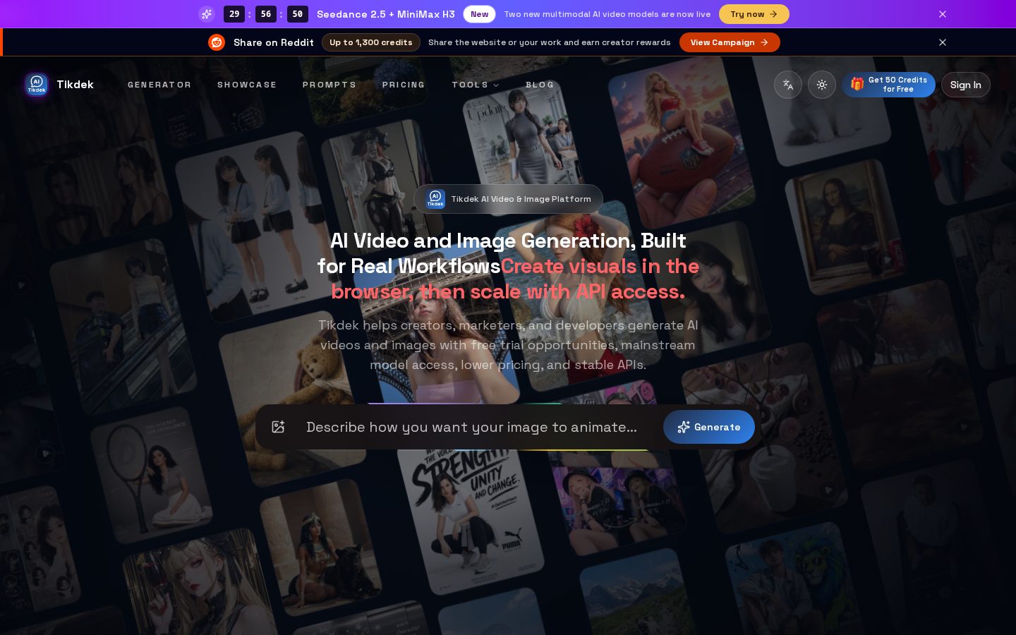 Tikdek Homepage