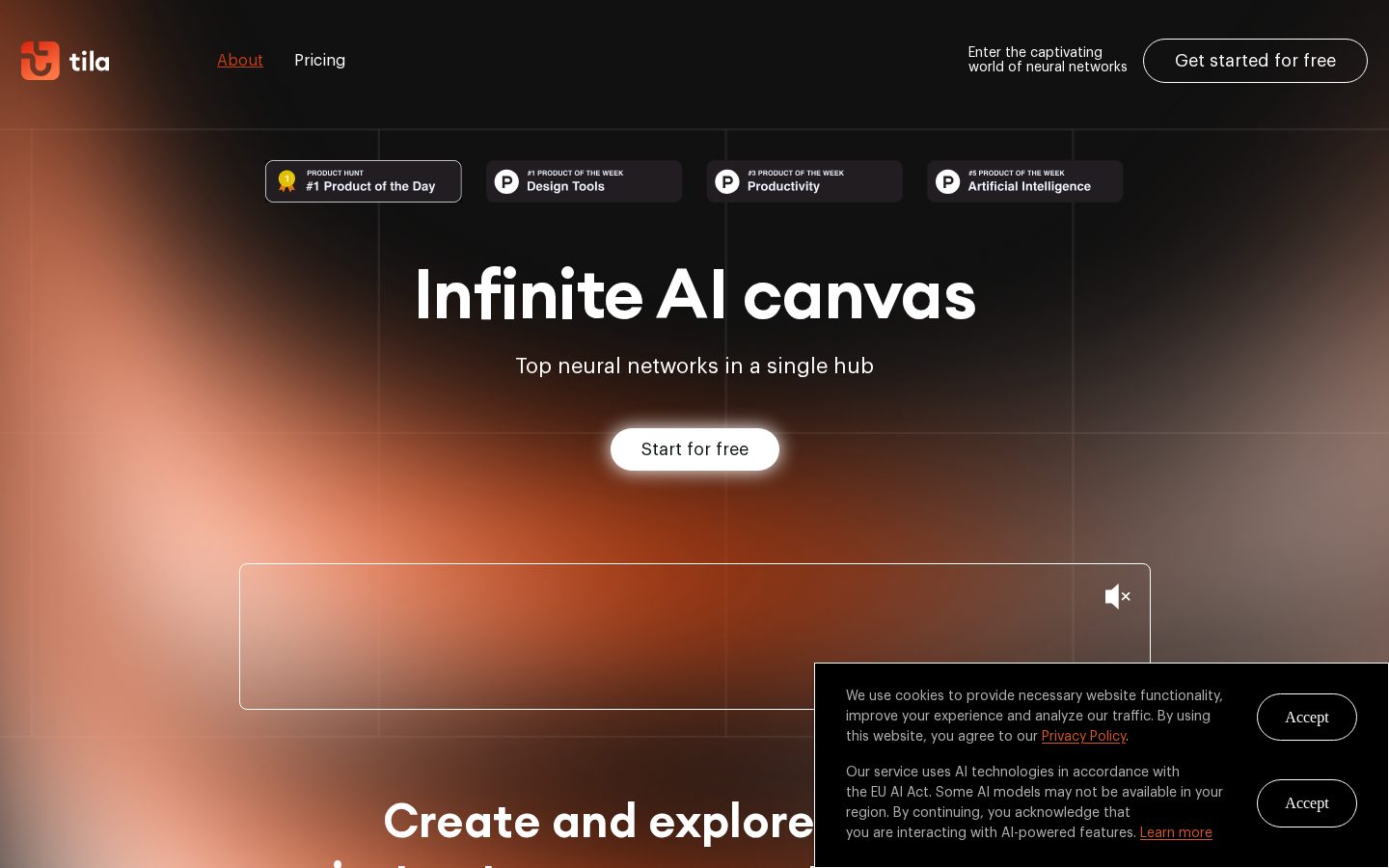 Tila AI Homepage
