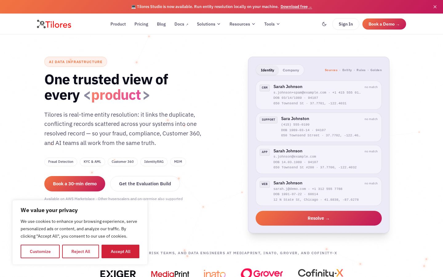 Tilores Homepage