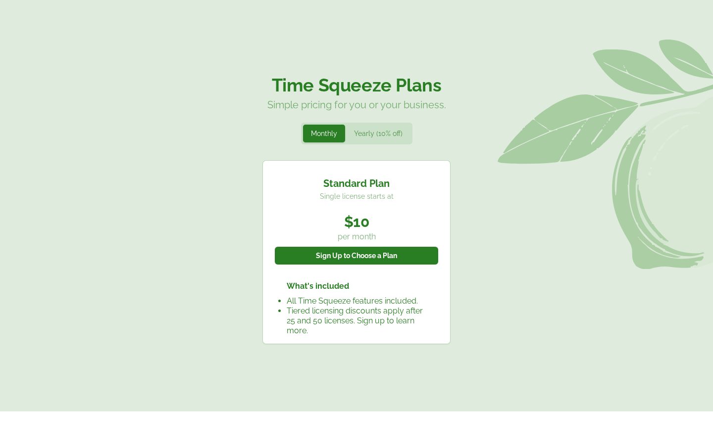 Time Squeeze Pricing