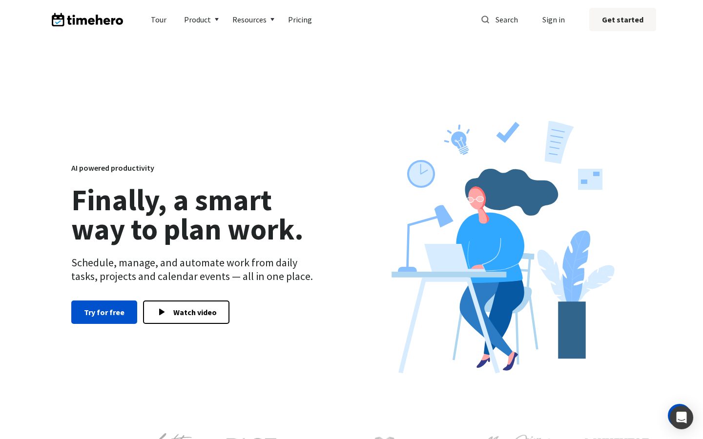 TimeHero Homepage