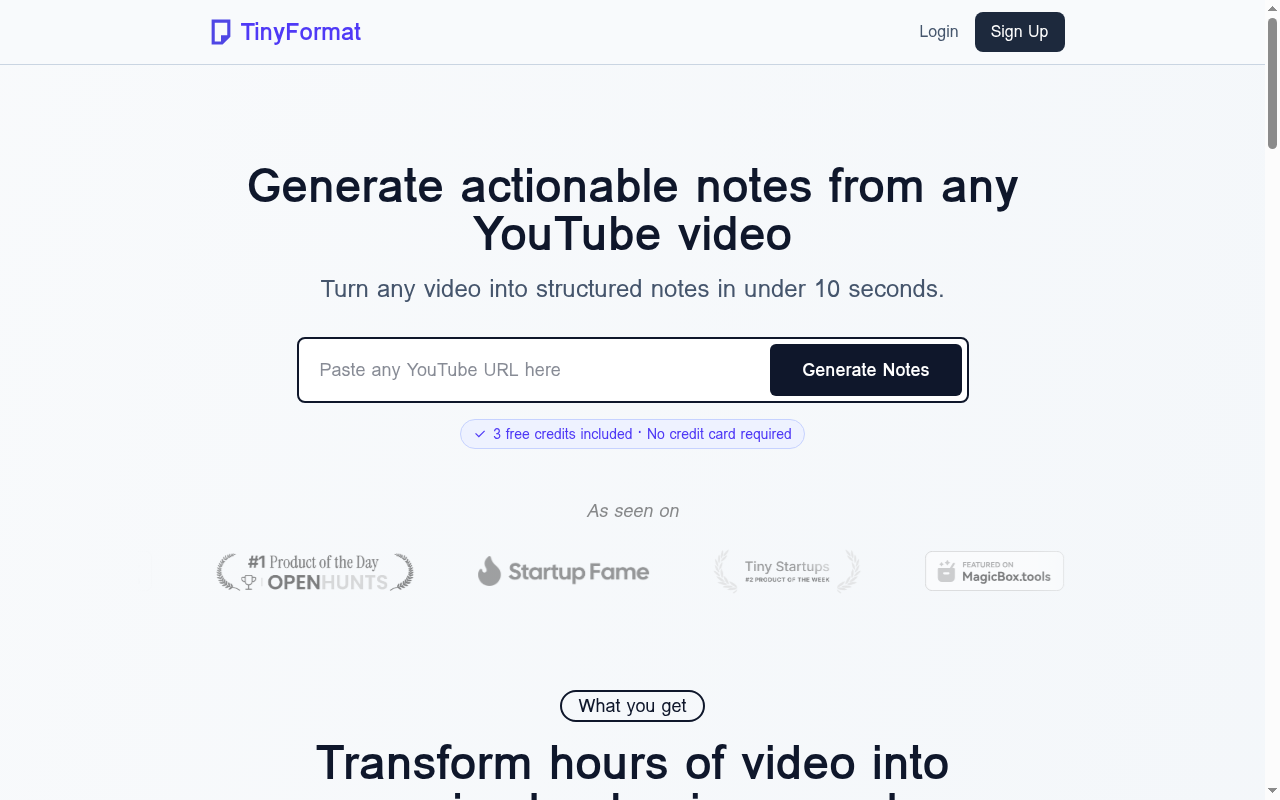 Homepage