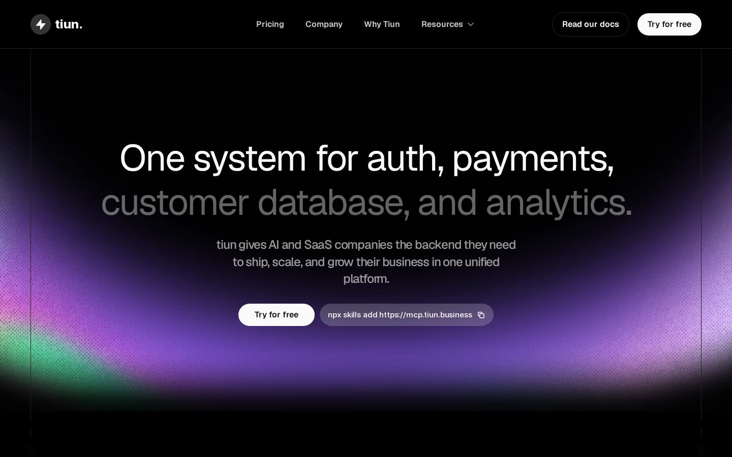 Tiun Homepage
