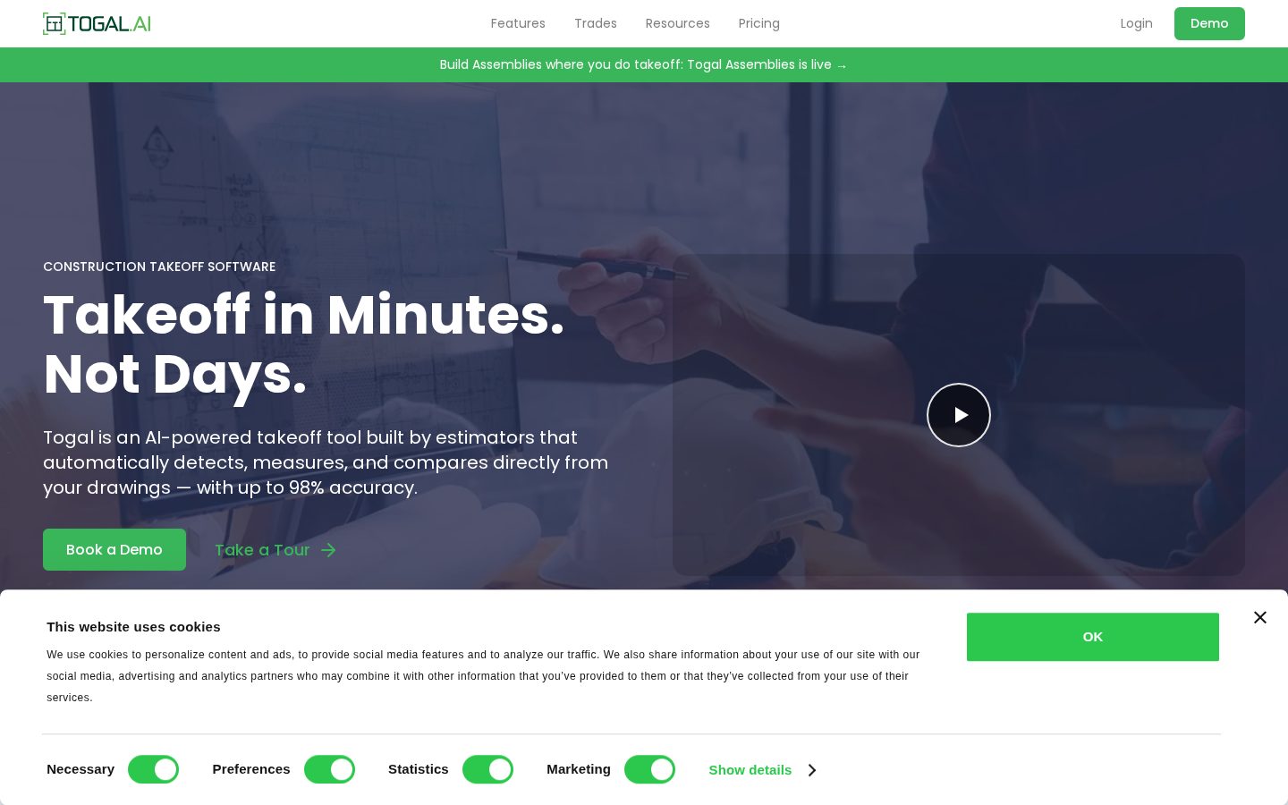 Togal Homepage