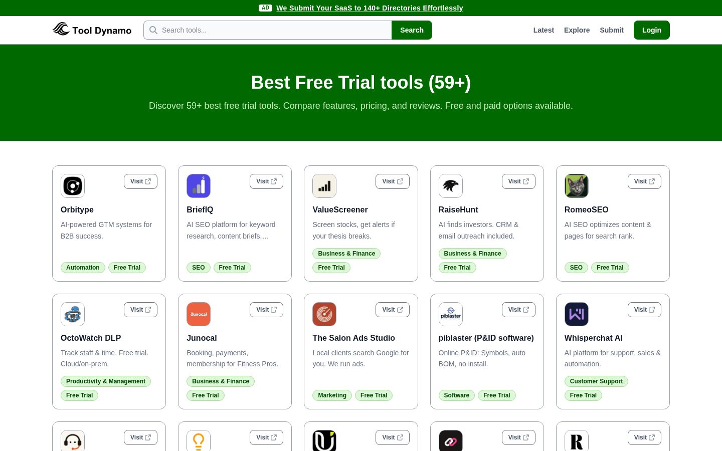 Tool Dynamo Pricing