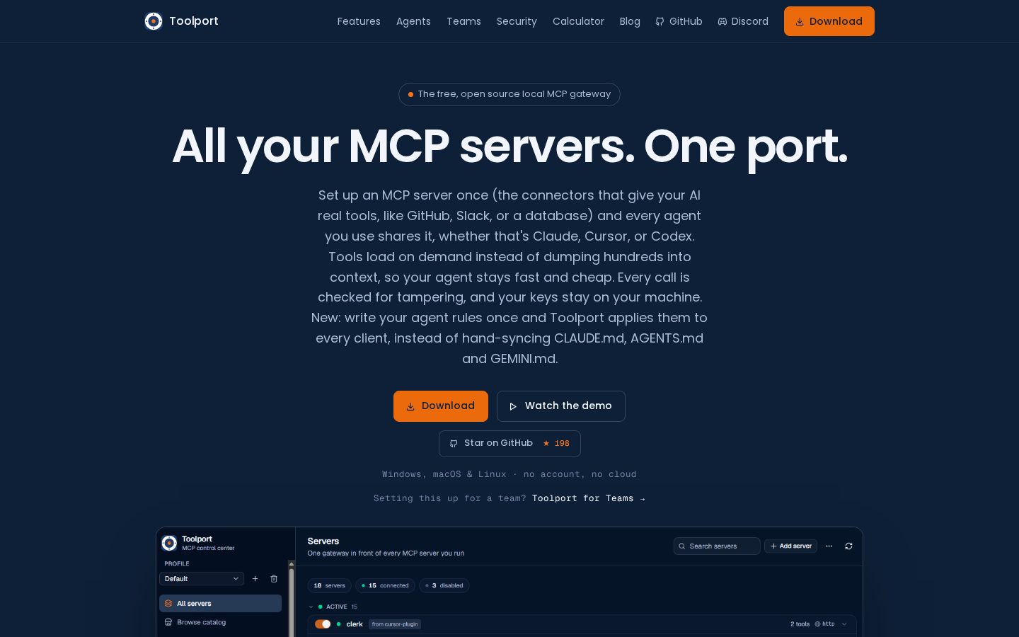 Toolport Homepage