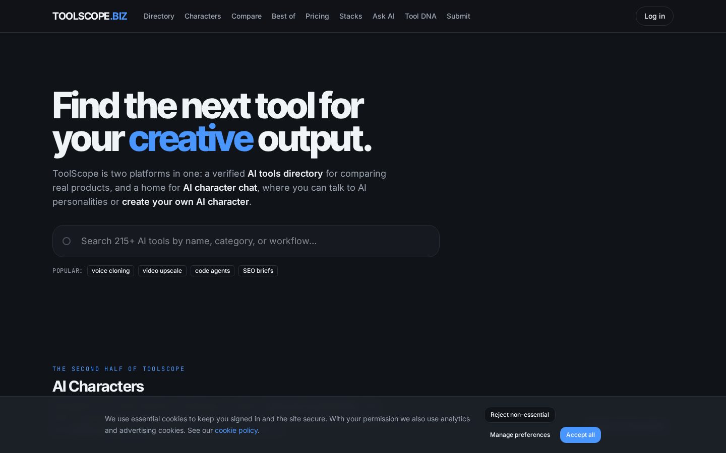 ToolScope Homepage
