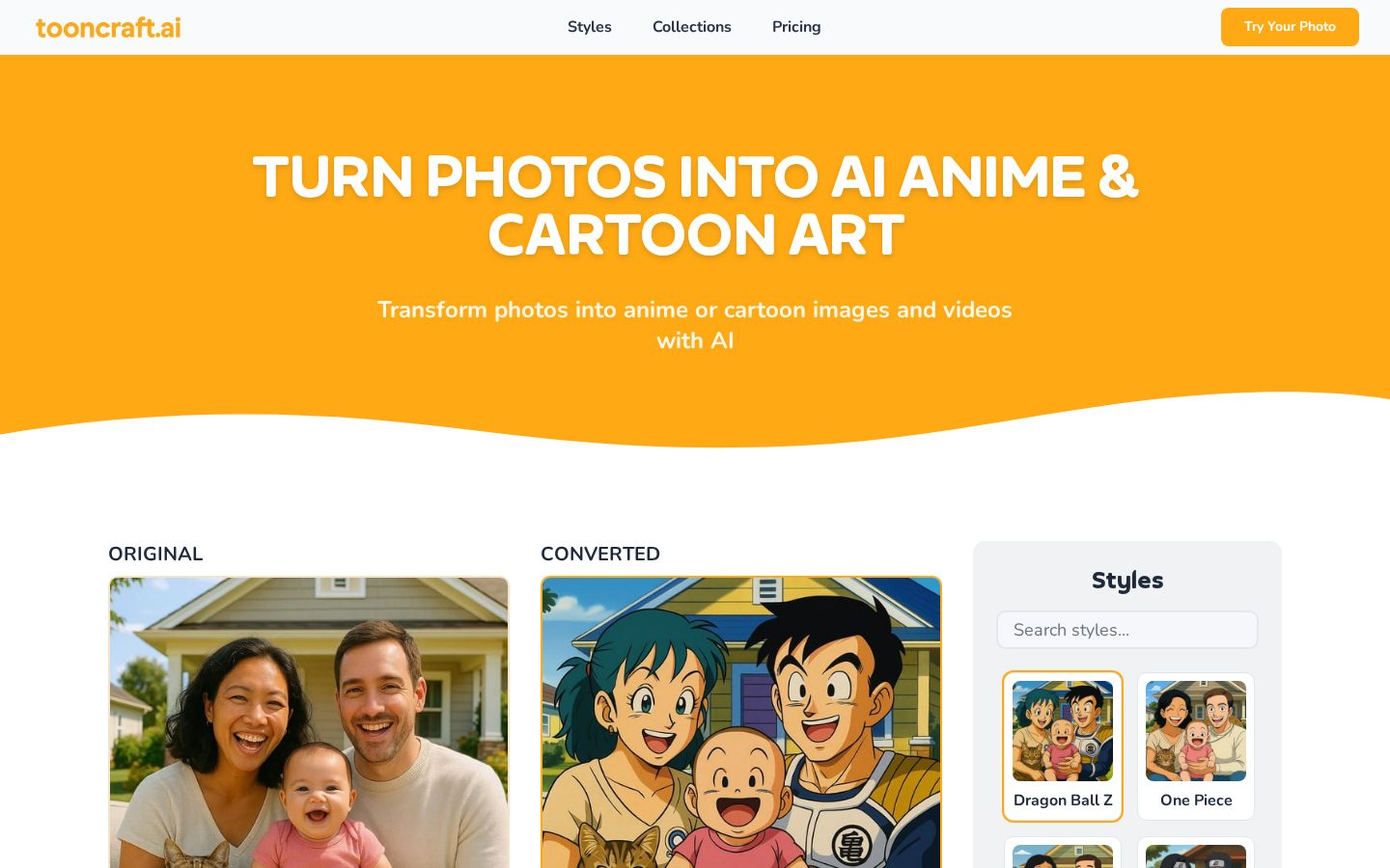 Tooncraft Homepage