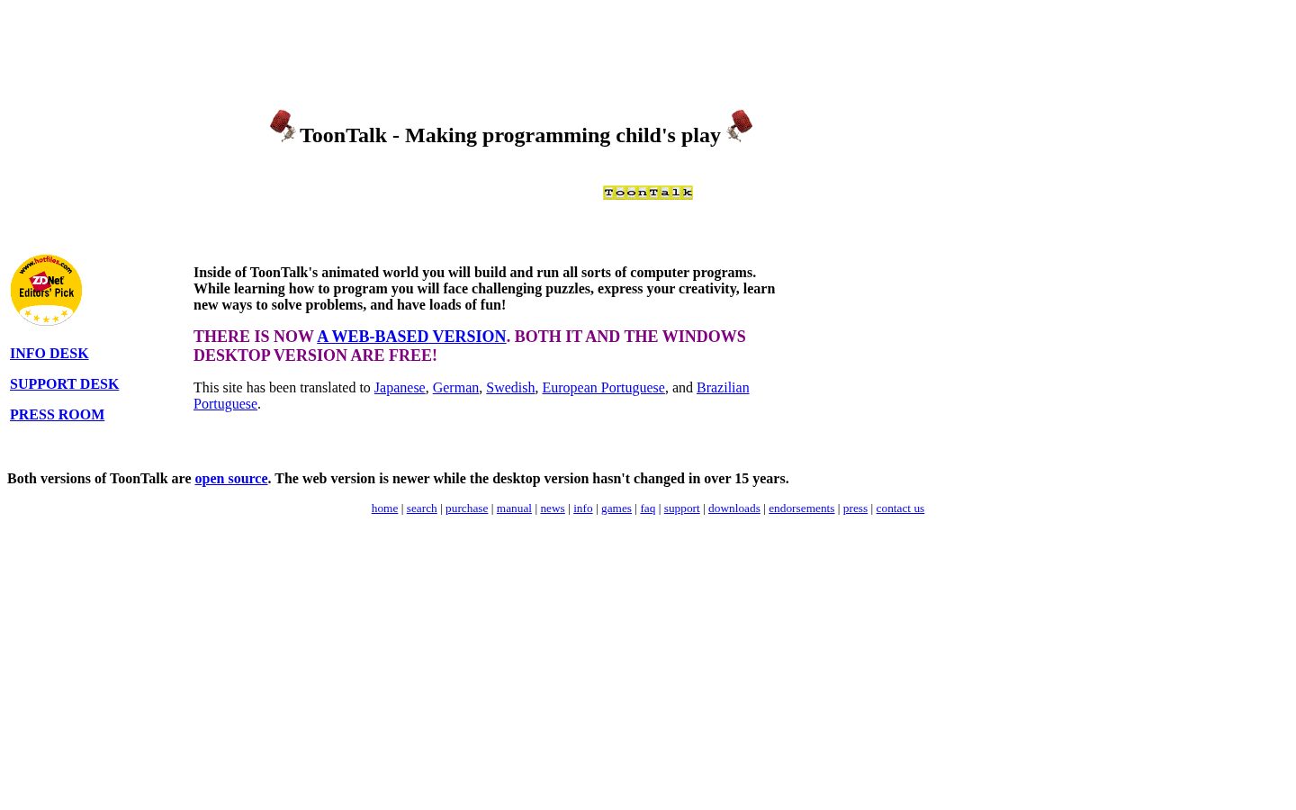 Toontalk Homepage