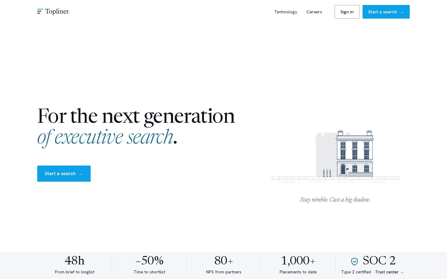 Topliner Homepage