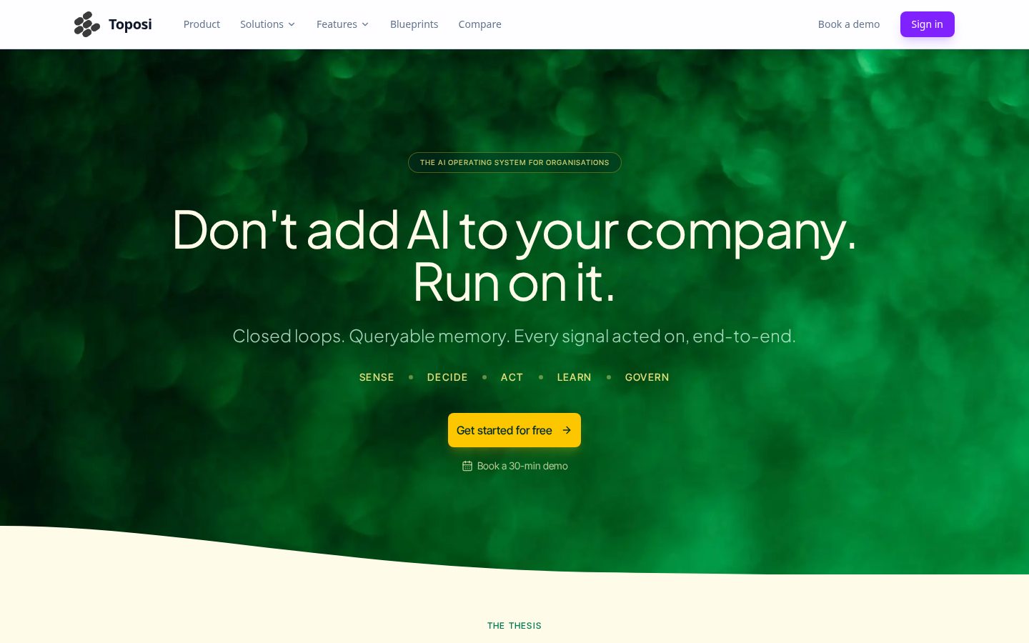 Toposi Homepage