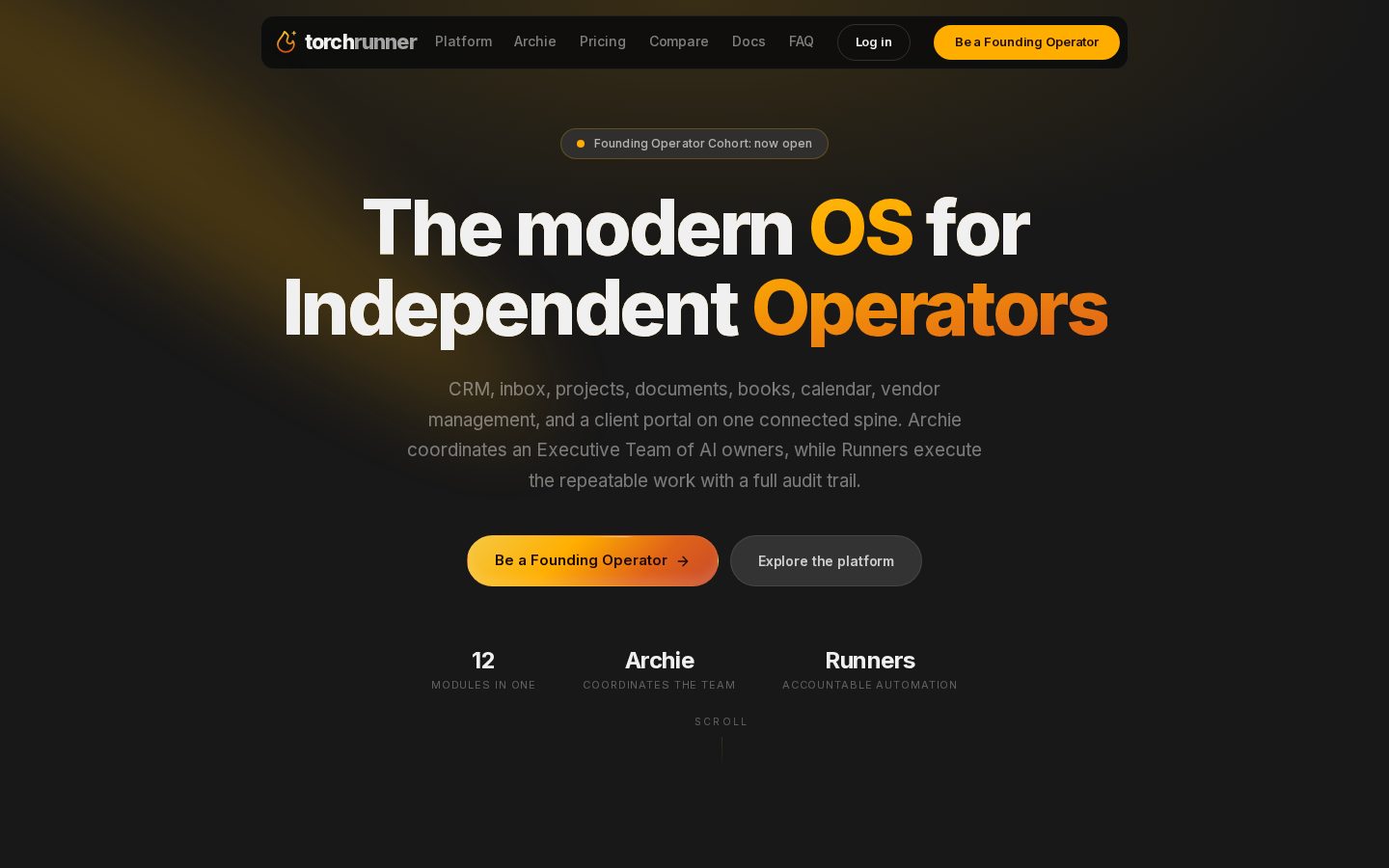 Torchrunner Homepage
