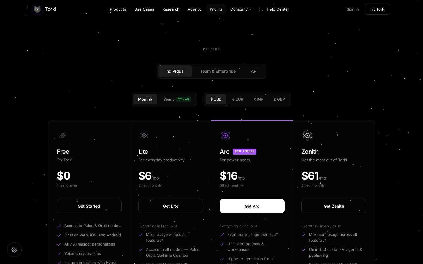 Torki AI Pricing