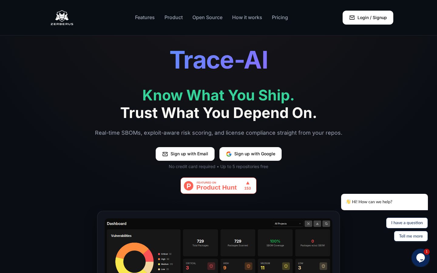 Trace-AI Homepage