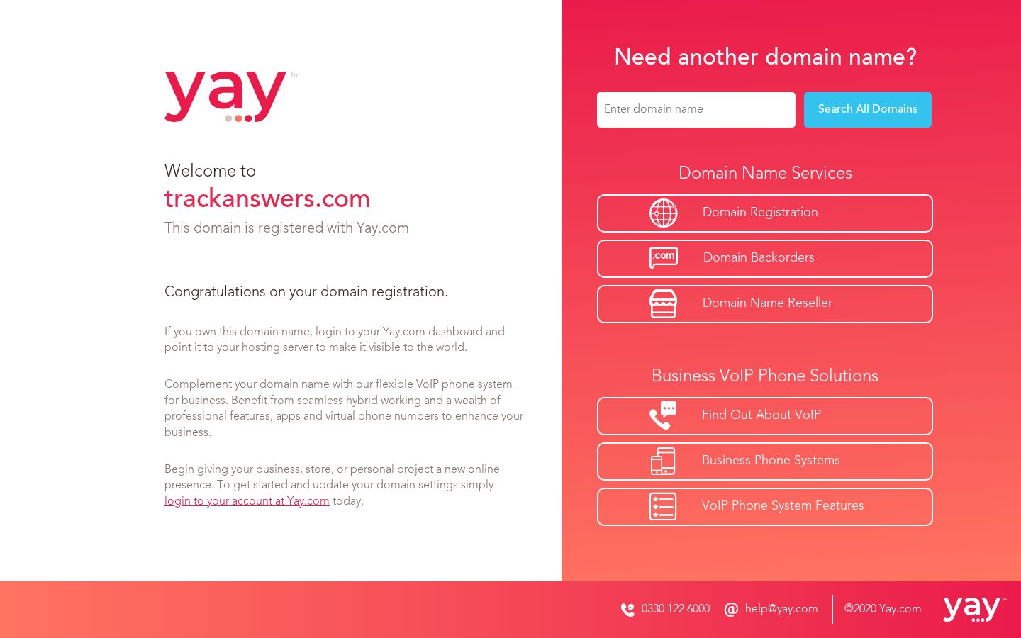 Track AI Answers Homepage