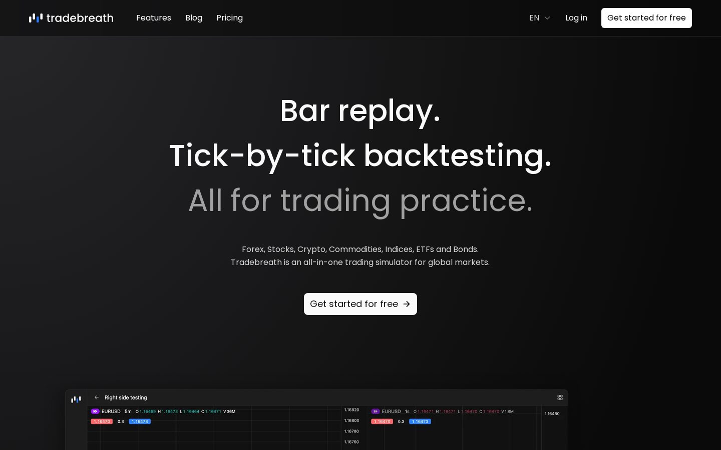 Tradebreath Homepage