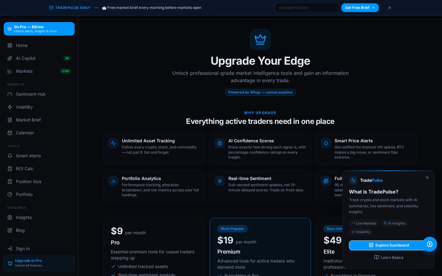TradePulse Labs Pricing
