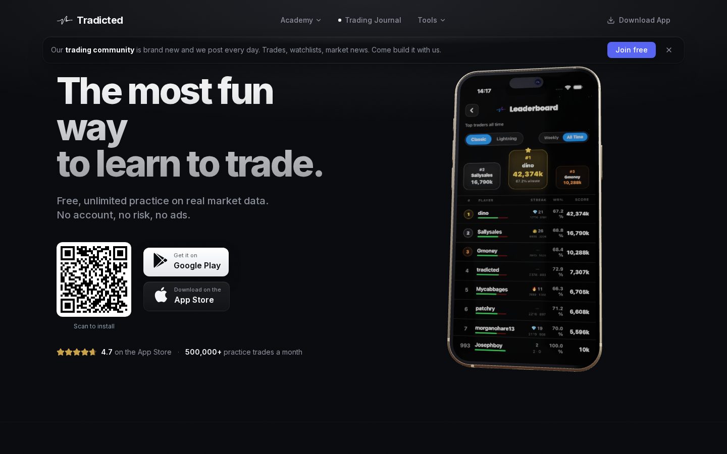 tradicted Homepage