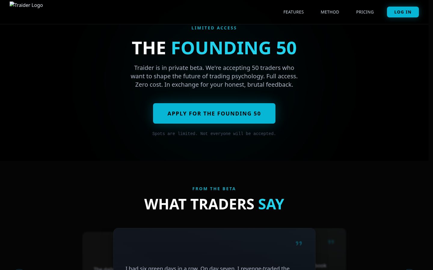 Traider Pricing