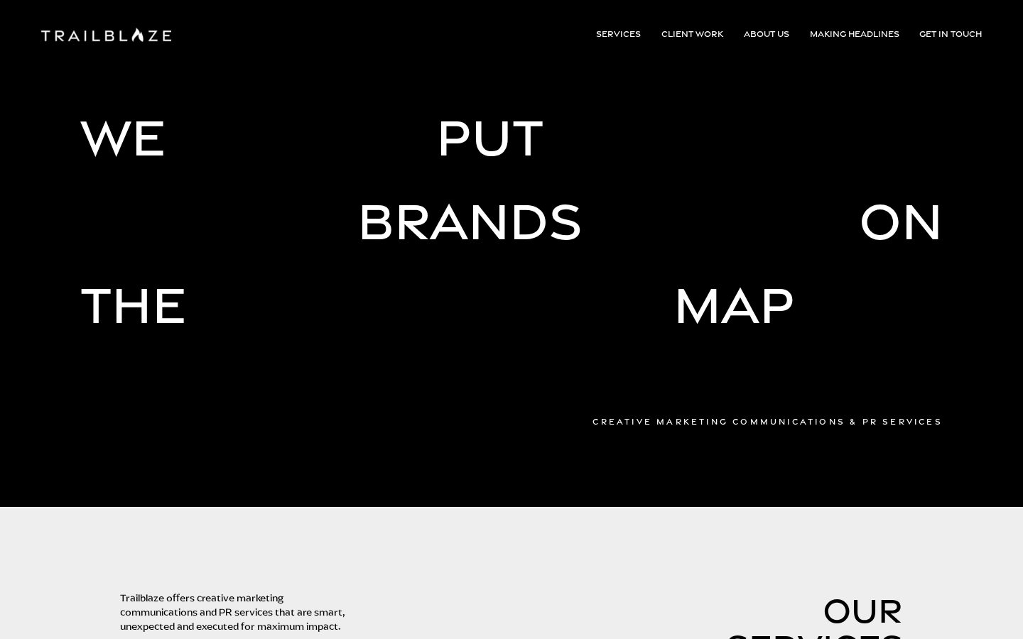 Trailblaze Homepage